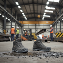 Premium High Safety Shoes S1P SRC with Steel Toe Cap and Anti-Puncture Protection