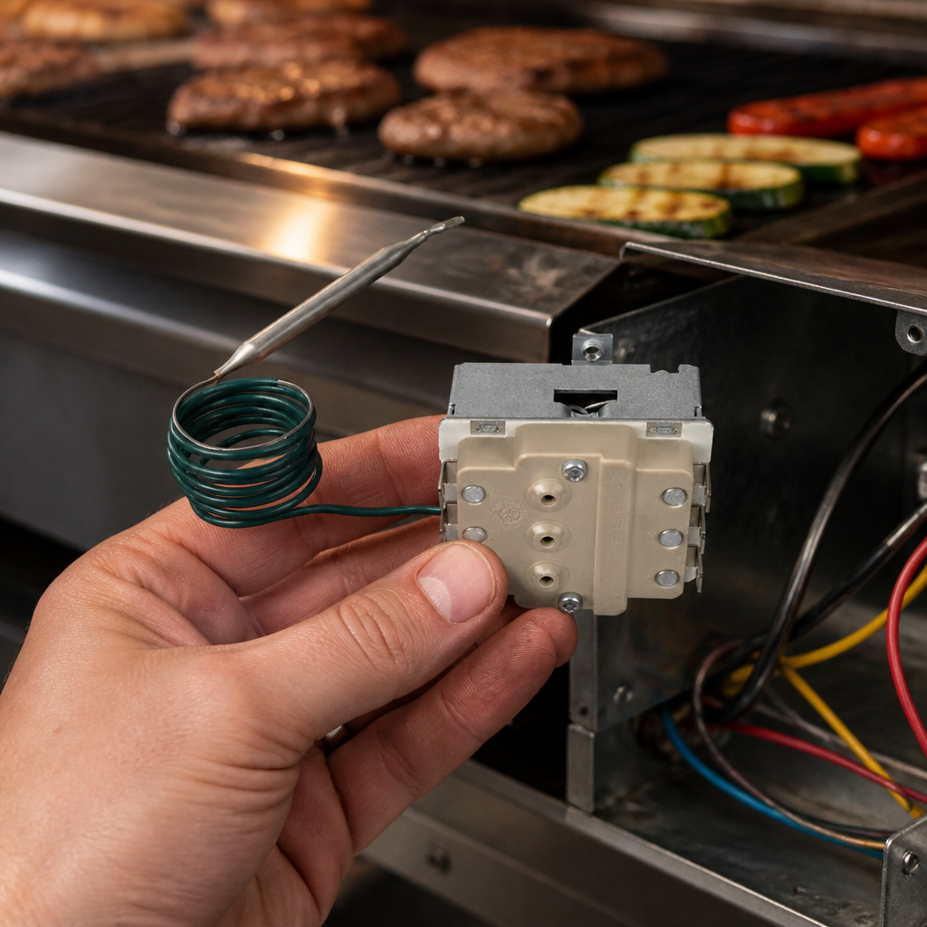 High Limit Replacement for Commercial Chargrills and Hot Cupboards