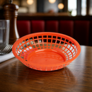 Commercial Round Food Baskets Red 200x50mm 6 Pack