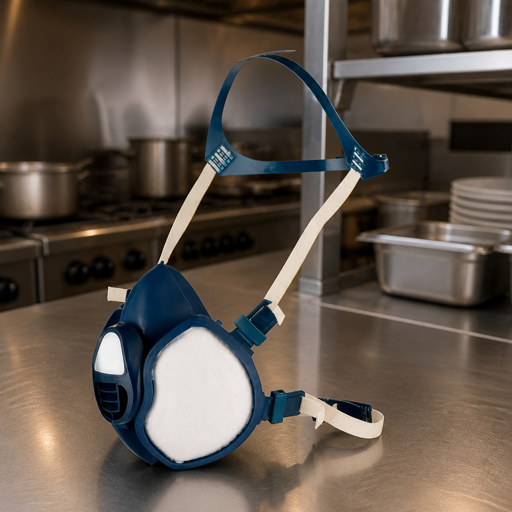 Reusable Half-Face Respirator Mask for Gases and Particulates