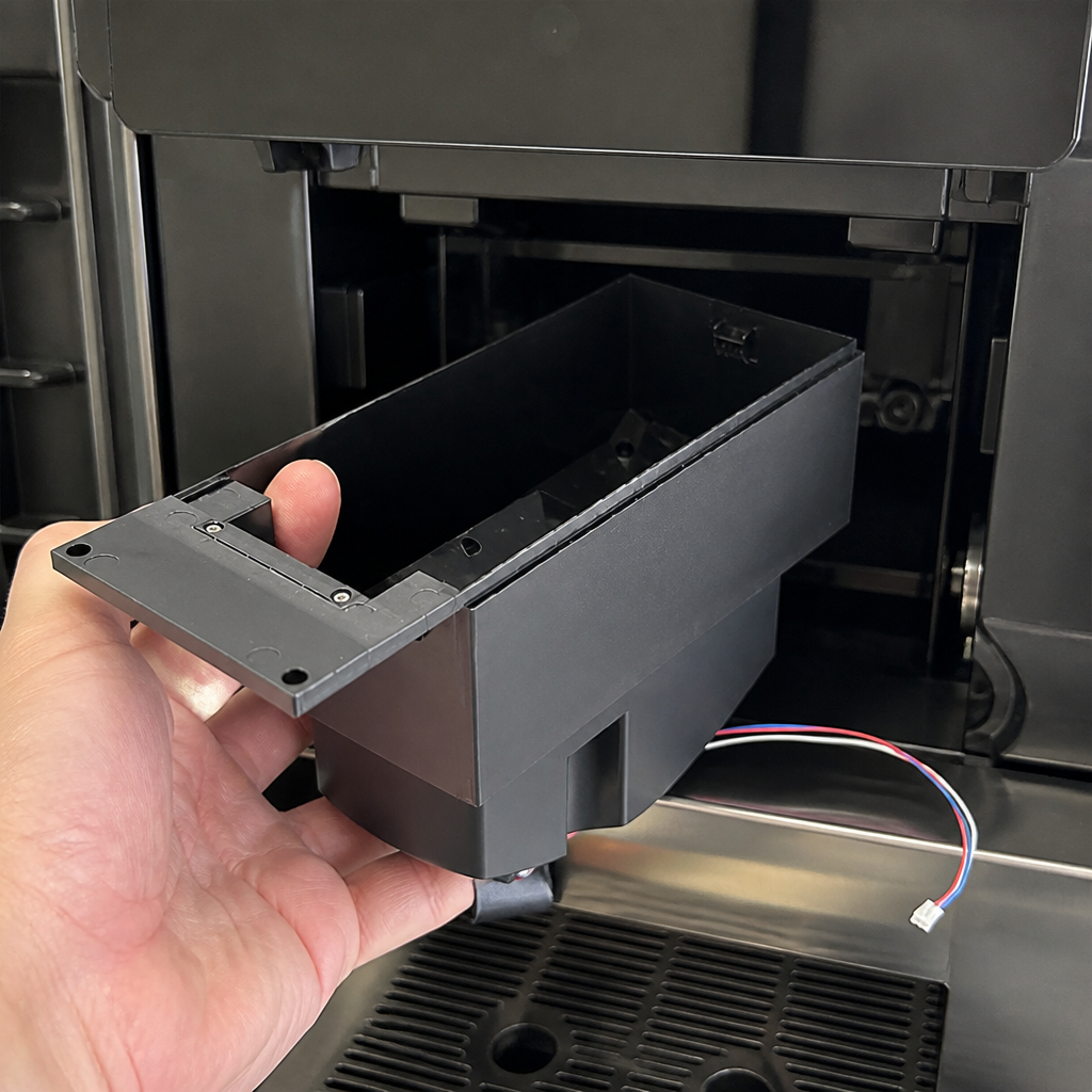Commercial Bean Container Assembly for Coffee Machines 198mm High