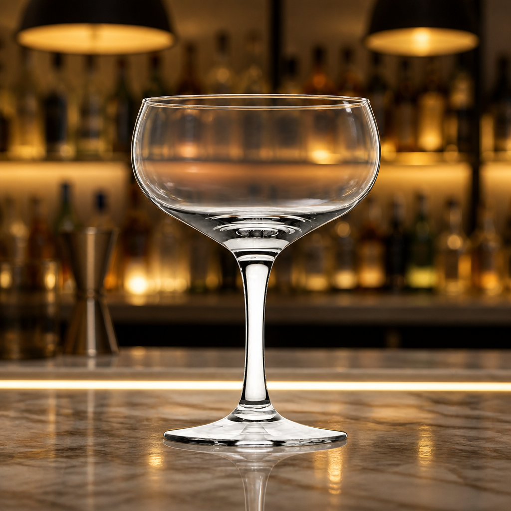 Vintage Cocktail Glasses 160ml - Set of 6 Crystal Glasses