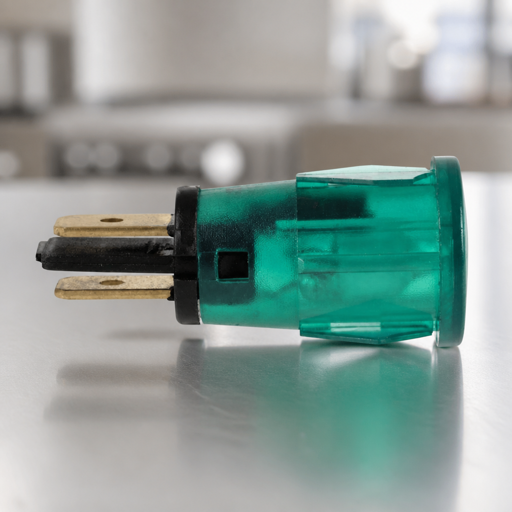 Replacement Neon Round Green For Commercial Fryers and Ovens