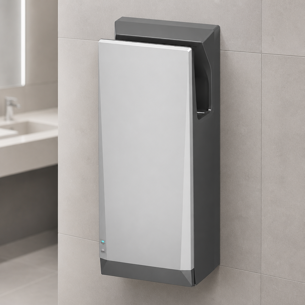 Commercial Slim Heated Hand Dryer with Adjustable Air Speed