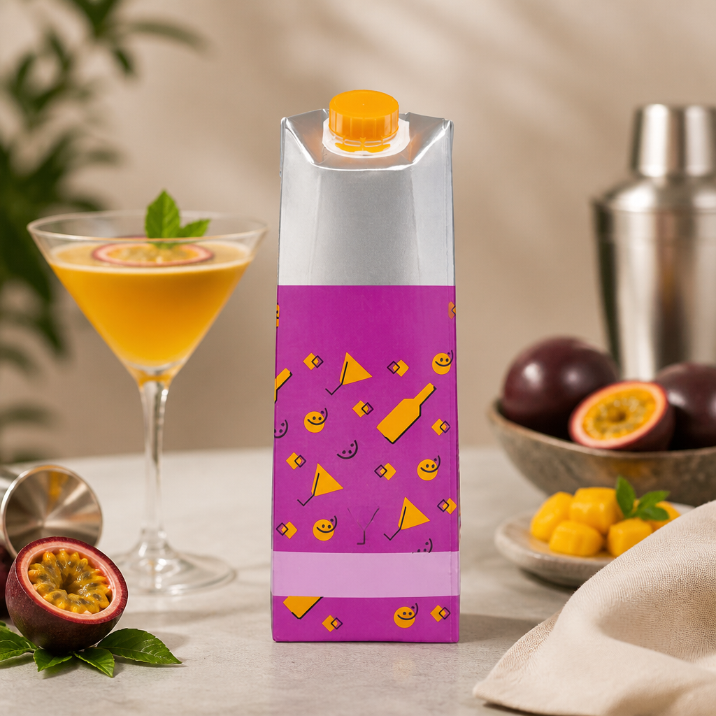 1L Tropical Passion Fruit Cocktail Mixer for Commercial Use