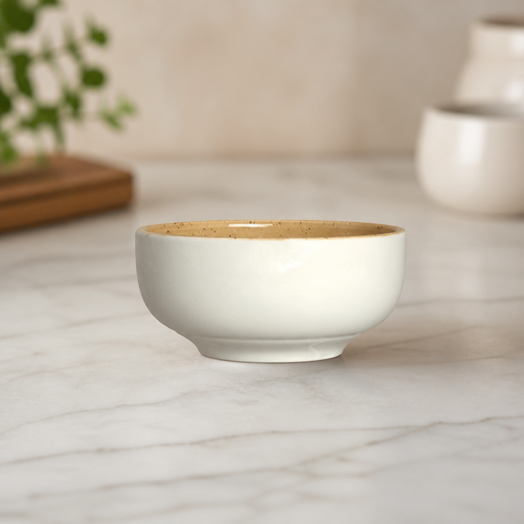 Commercial 135mm Dijon Bowls - Stackable Tableware 12 Pack
