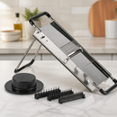 Commercial Reversible Mandoline With Interchangeable Blades