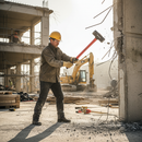 Premium 10LB Fibreglass Shafted Sledge Hammer with Comfortable Grip for Building and Demolition Work