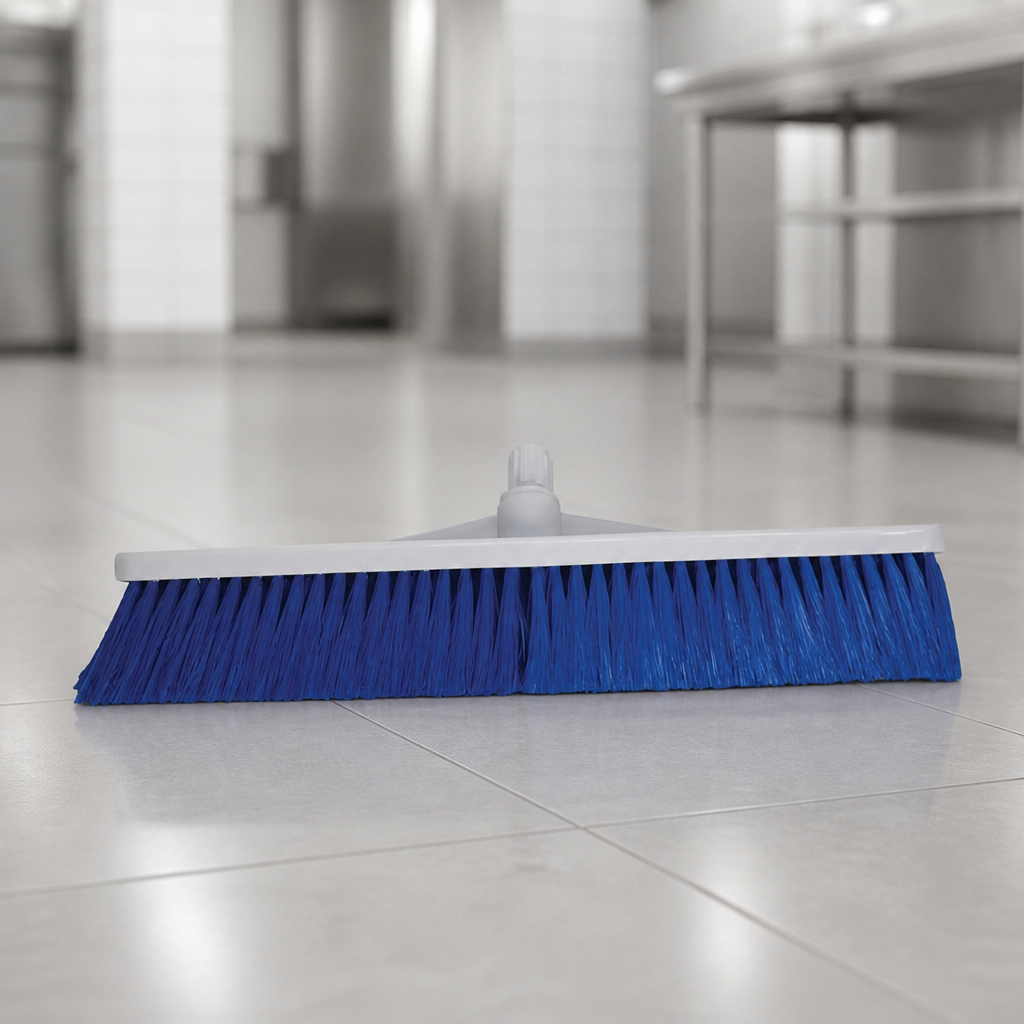 Stiff Bristle Hygiene Broom Head 305mm Commercial Cleaning Tool