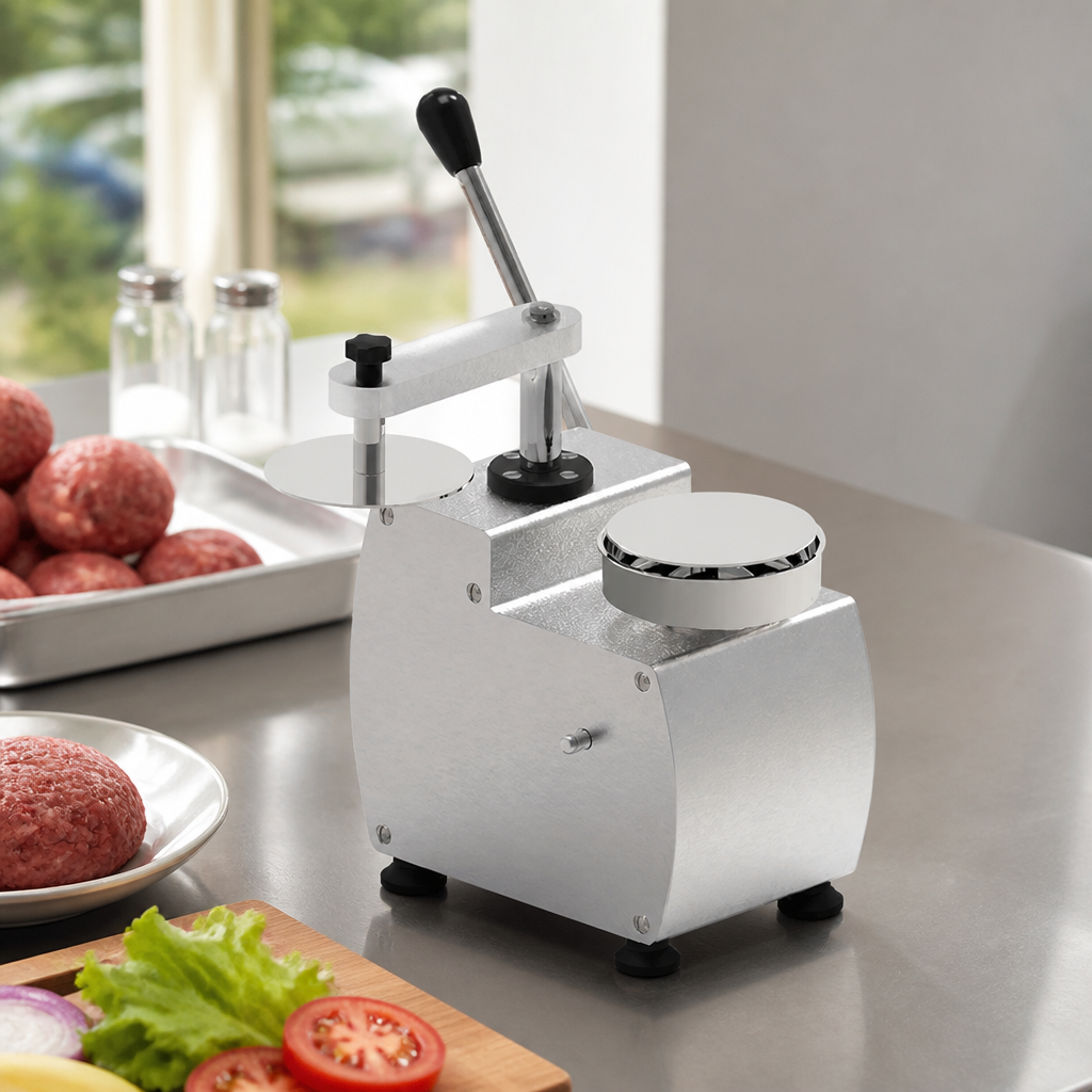Commercial Adjustable Burger Press for multiple patties