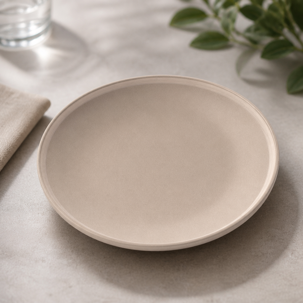 Commercial Stone Plates 175mm Glossy Finish 6 Pack