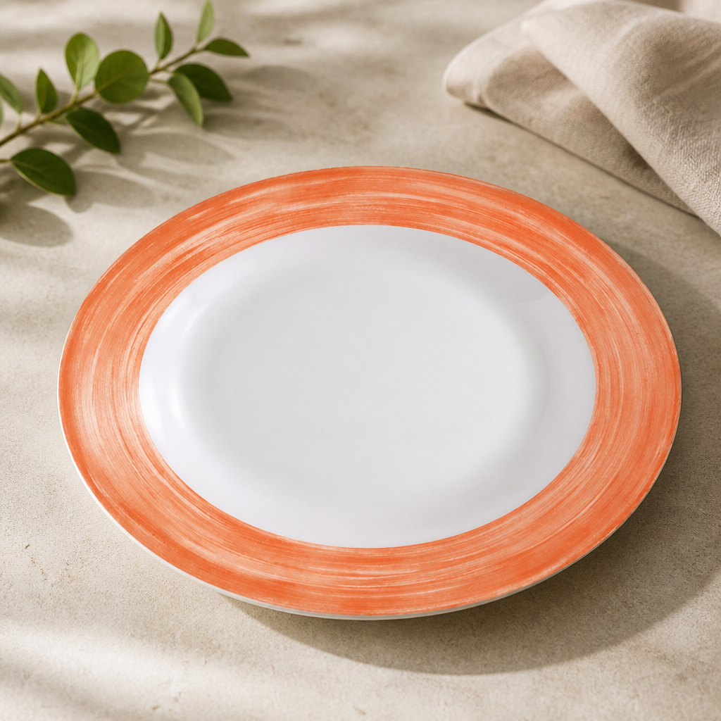 Commercial Soup Plates 225mm Pack of 12 for Foodservice