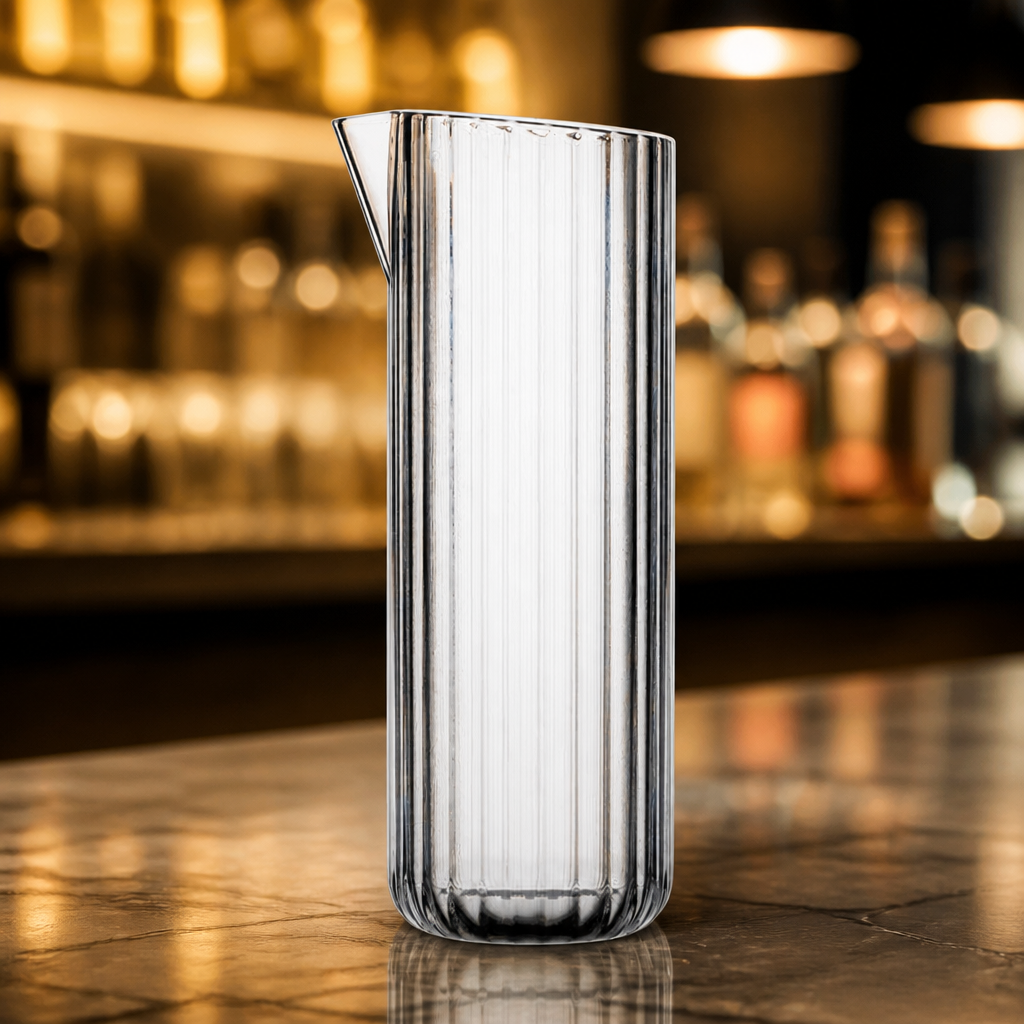 Pack of 6 Commercial Glass Jugs 1Ltr for restaurants and events