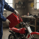 Premium Heavy Duty Red Metal Fuel Can with 5 Litre Capacity for Safe Fuel Storage