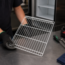 Commercial Fridge Shelf 640mm x 534mm Steel White