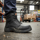 Premium Heavy Duty Safety Boot S3 HRO SRC - Antistatic, Metal-Free, Sizes 3-13 - High-Quality Professional Grade for Industrial and Commercial Appl...
