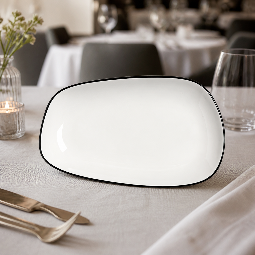 Commercial Coupe Platters 240mm - 12 Pack