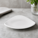 Commercial Triangle Plates 192mm White Porcelain 12 Pack