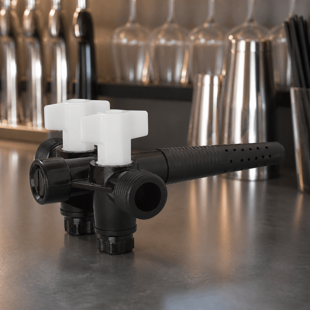 Commercial Double Tap for Pub and Cellar Equipment