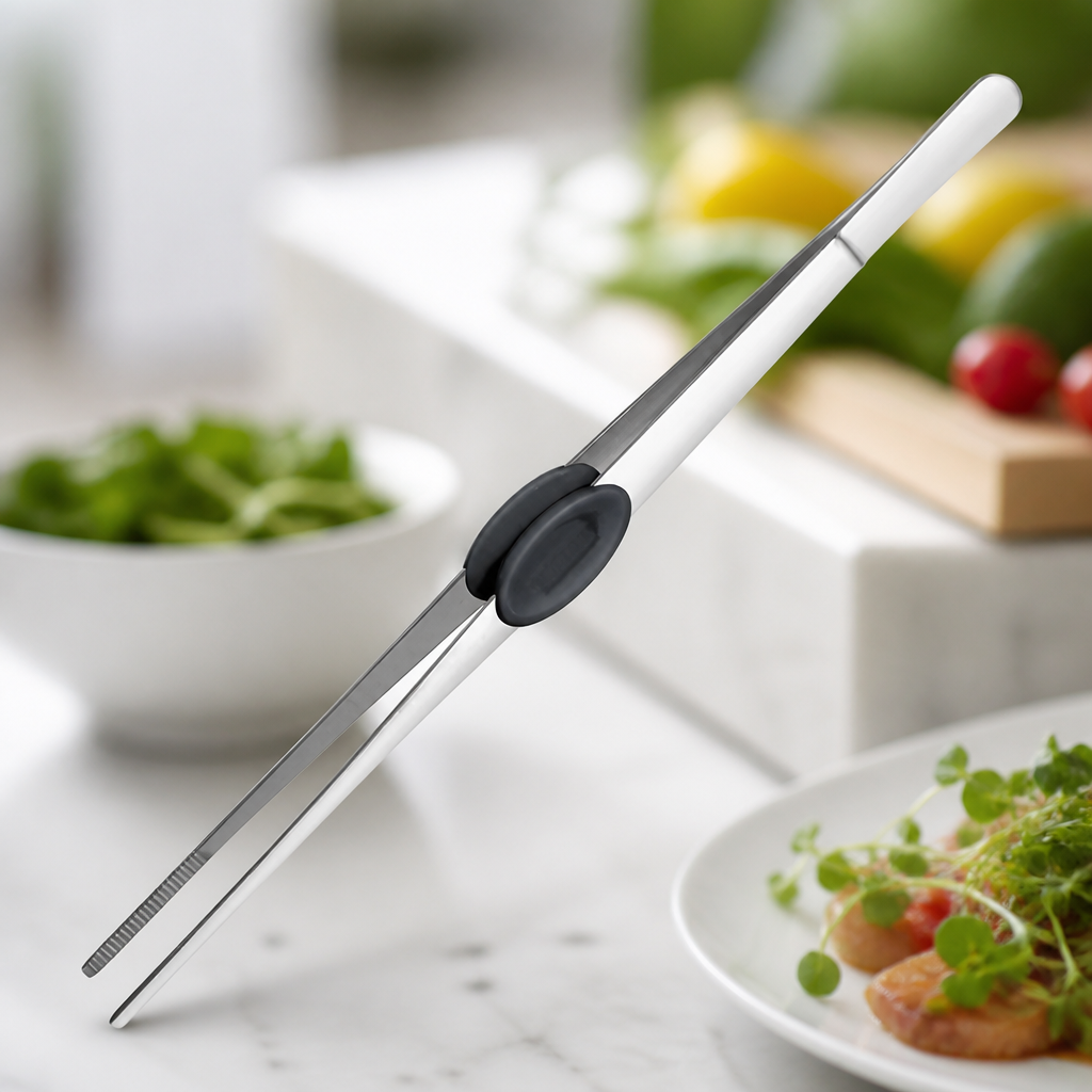 Plating Tweezers 30cm Stainless Steel Garnishing Tool