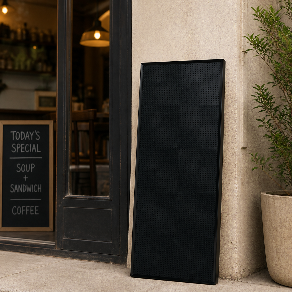 Commercial Peg Board 305 x 760mm for message display