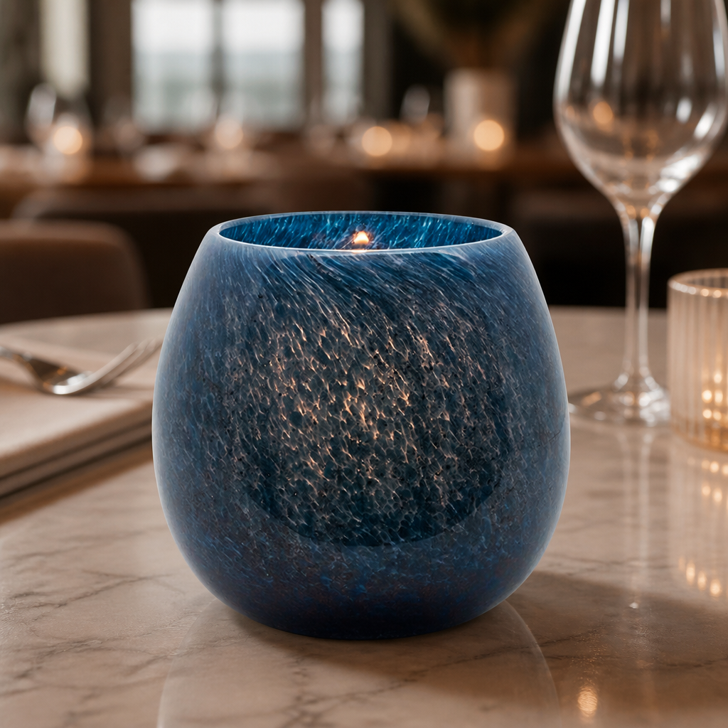 Commercial Marine Glass Votive Holders 102 x 89mm 12 Pack