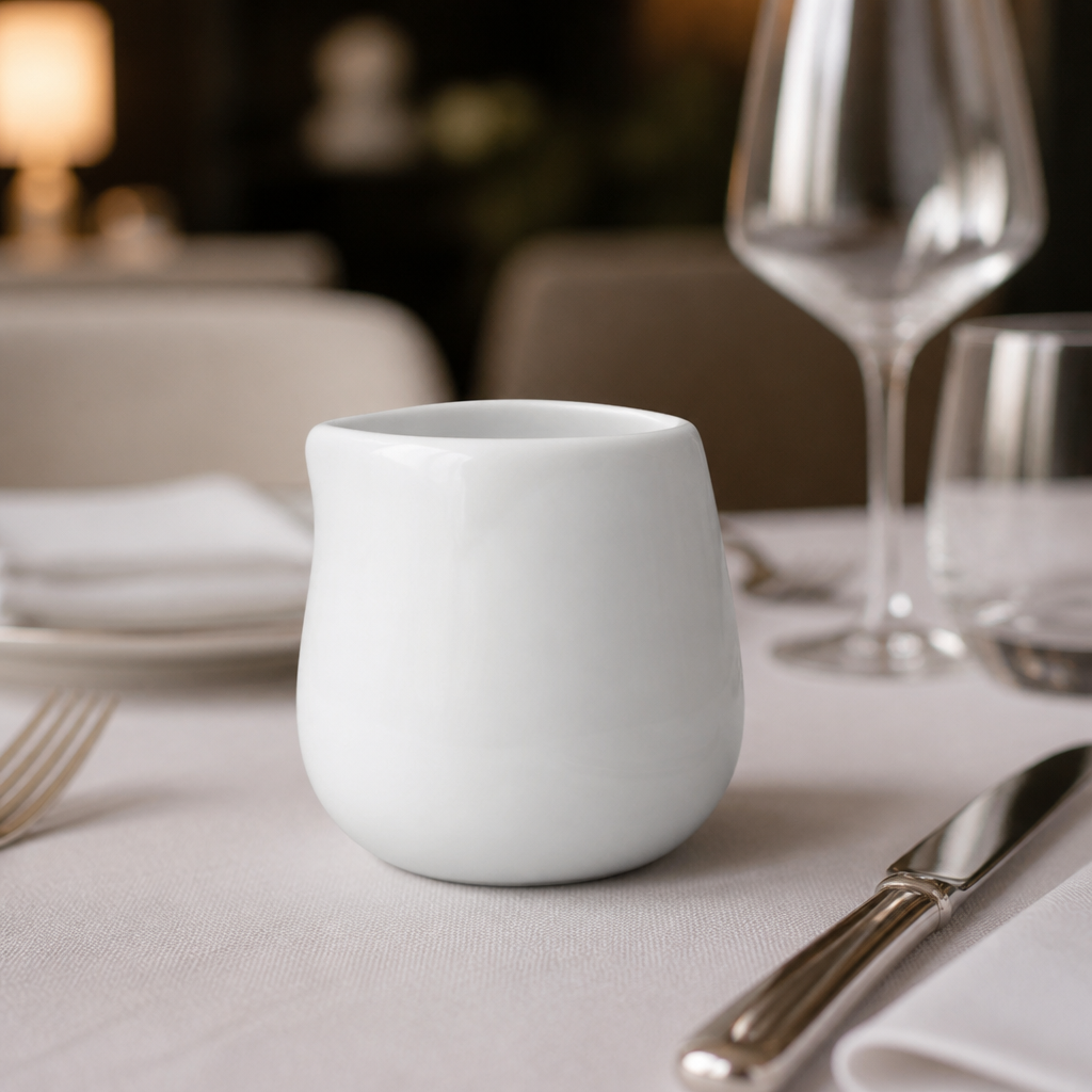 Commercial Whiteware Compact Jugs 85ml - 12 Pack