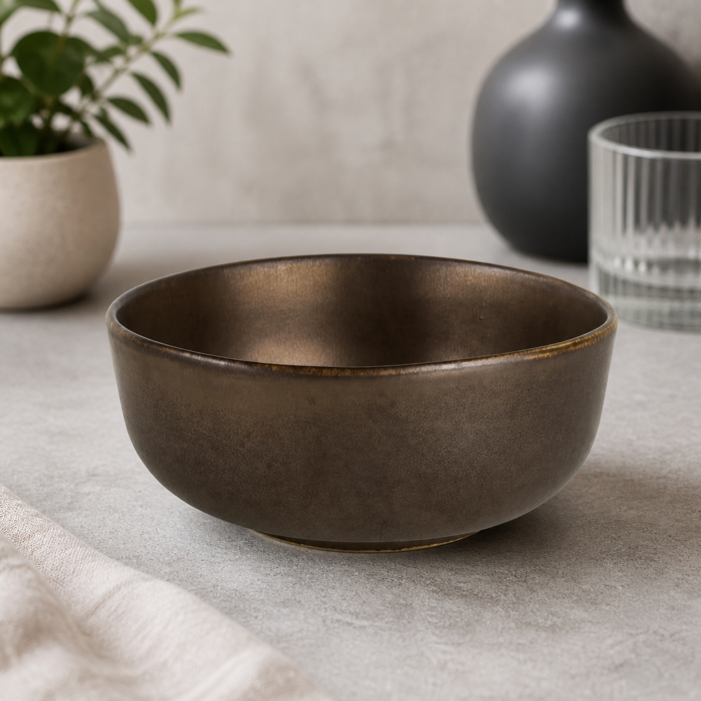 Commercial Ochre Deep Bowls 100mm - 12 Pack Catering Supplies
