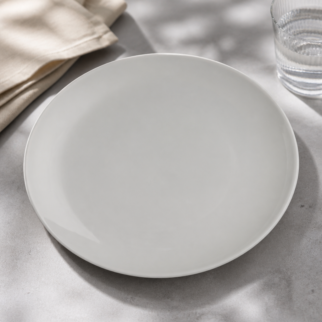 203mm Commercial Coupe Plates - 36 Pack Durable Porcelain