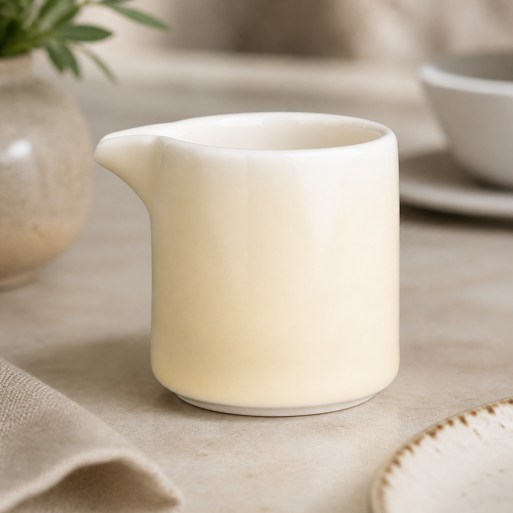 Lemon Porcelain Fondant Milk Jugs 87ml 12 Pack