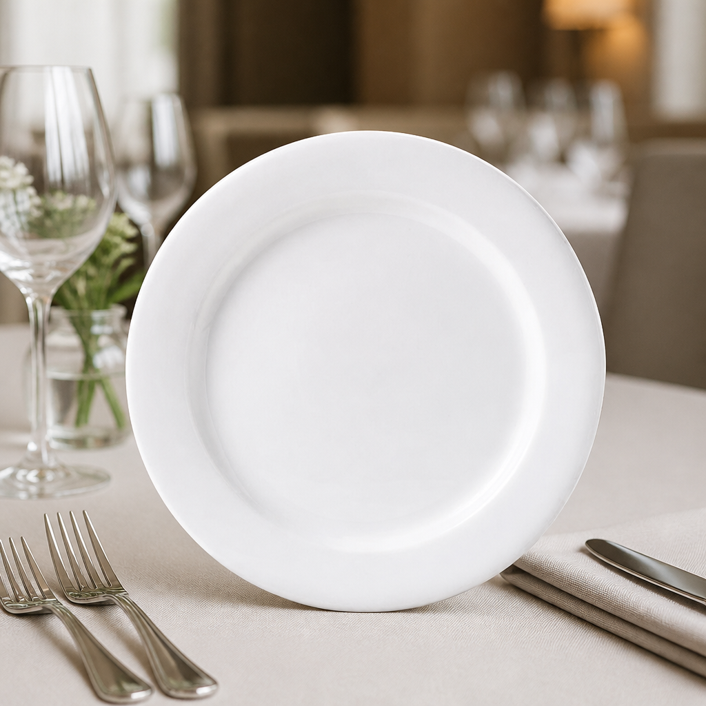 Commercial Porcelain Plates 202mm - 24 Pack