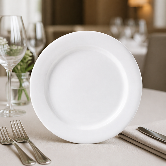 Commercial Porcelain Plates 202mm - 24 Pack
