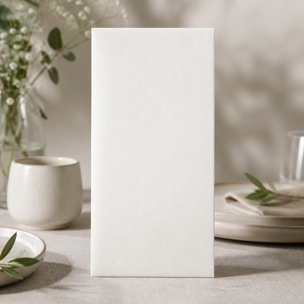 Commercial 3-Ply Tissue Dinner Napkins 400x400mm 1250 Pack