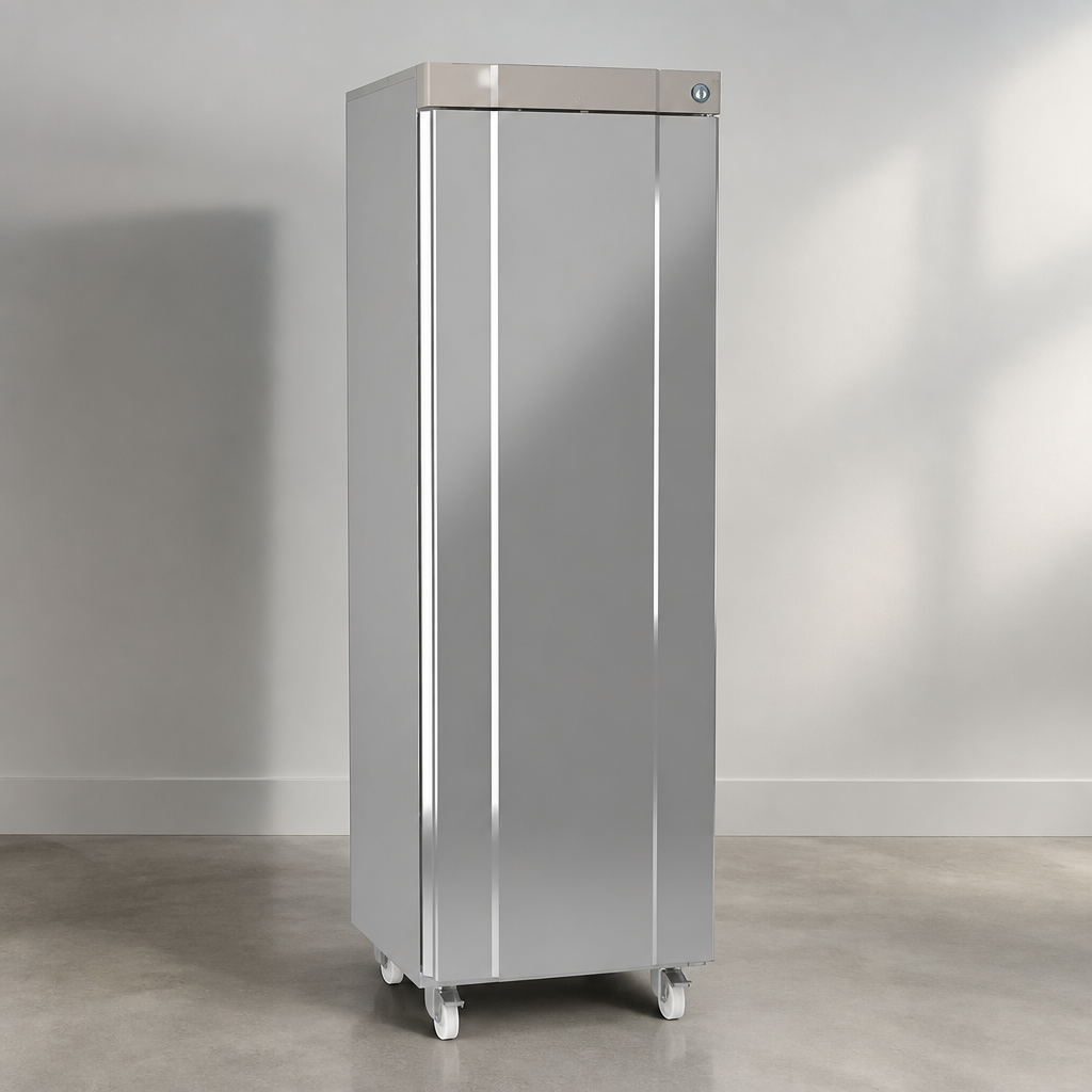 Commercial Single Door Fridge 359L Capacity Stainless Steel