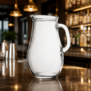 Commercial Glass Jugs 1.8Ltr - Durable Bistro Pitchers 6 Pack
