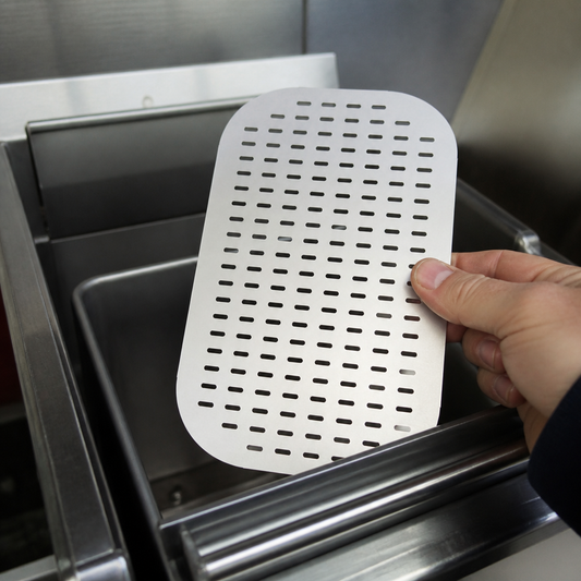Commercial Stainless Steel Oil Baffle for Chip Scuttle 480mm