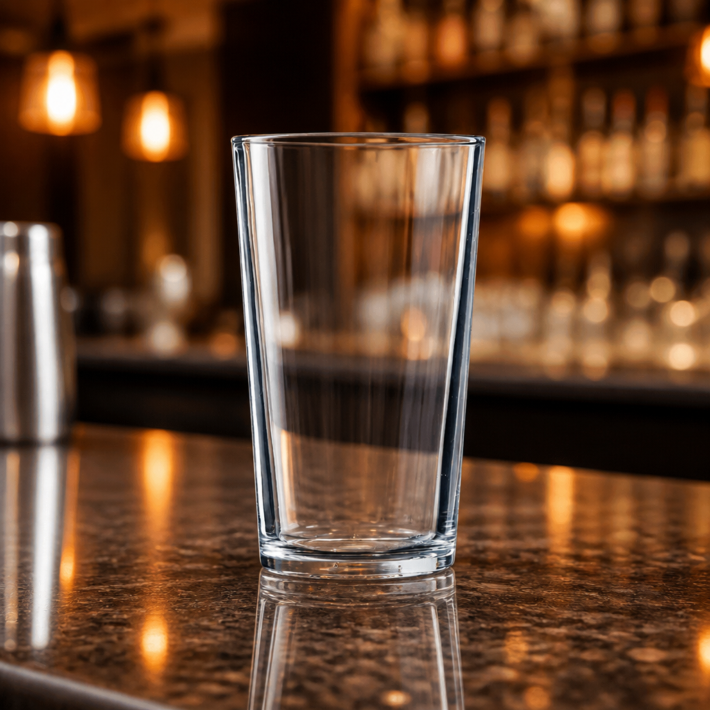 Commercial Half Pint Glasses 285ml Toughened Glass 24 Pack