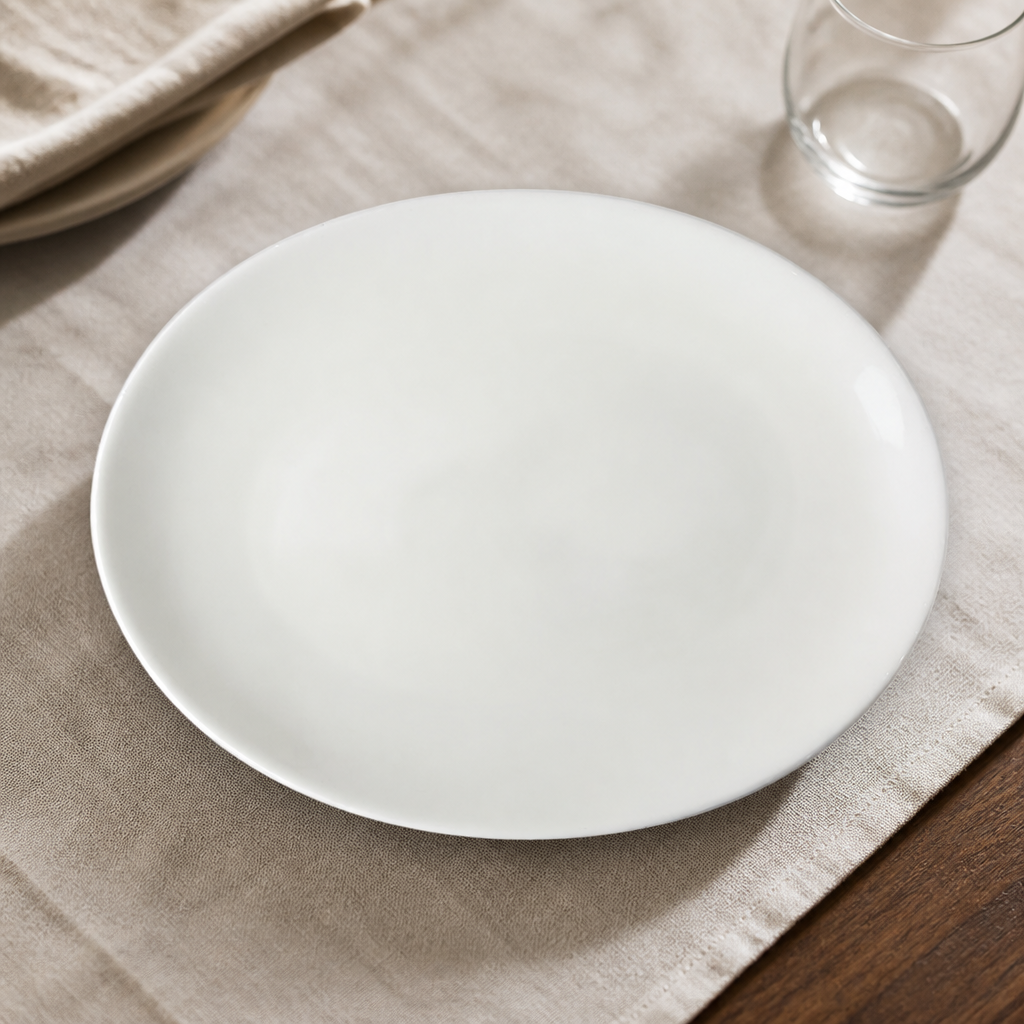 Commercial Whitehall Coupe Oval Plates 330mm - 6 Pack
