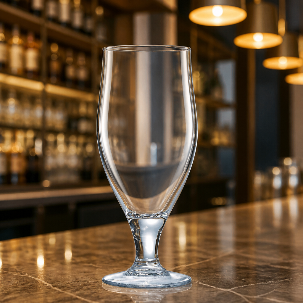 Commercial Stemmed Beer Glasses 320ml CE Marked 24 Pack