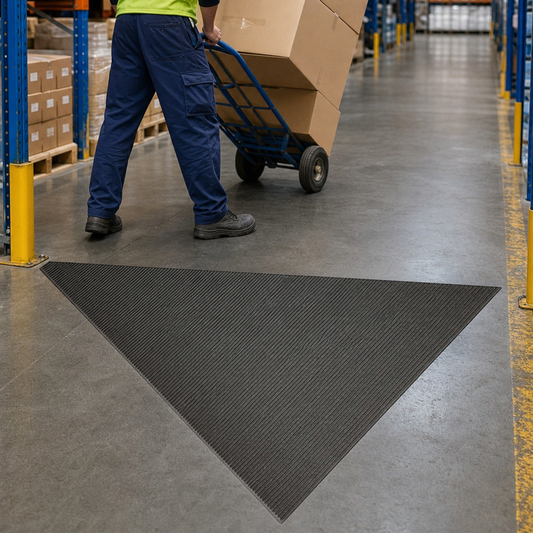 Fine Rib Rubber Anti-Slip Safety Mat Roll 900mm x 3mm