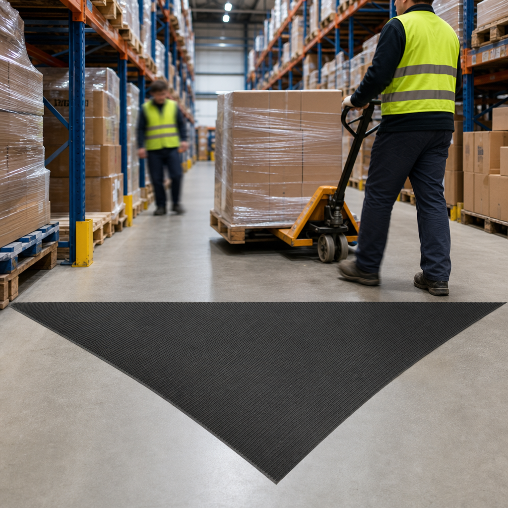 Fine Rib Rubber Anti-Slip Safety Matting Rolls