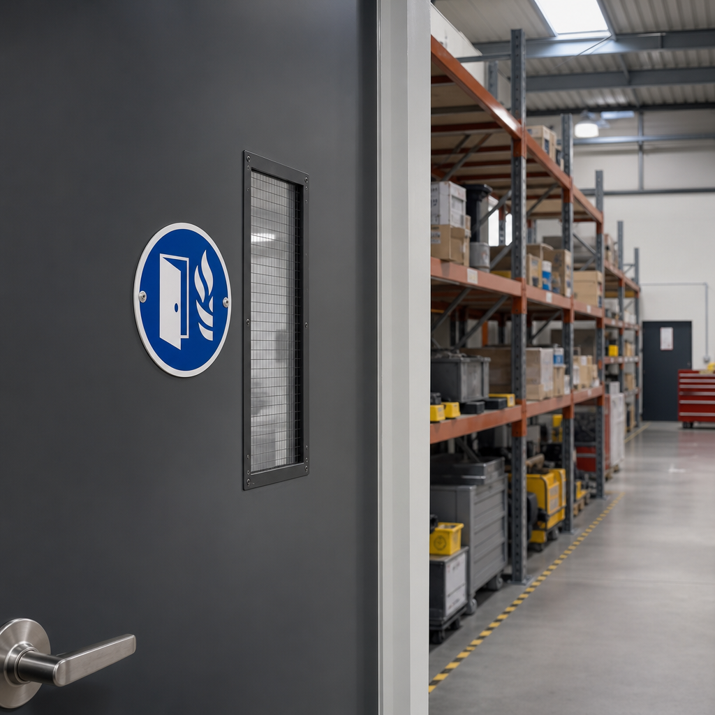 Fire Door Keep Closed Safety Sign