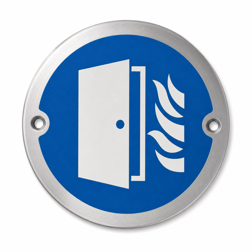 Fire Door Keep Closed Safety Sign