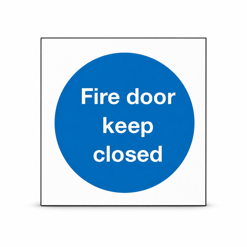 Fire Door Keep Closed Safety Sign