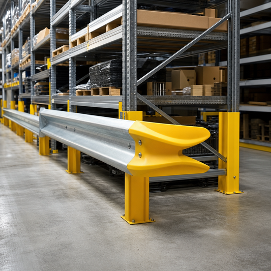 Fishtail Road Safety Barrier Ends in Black or Yellow
