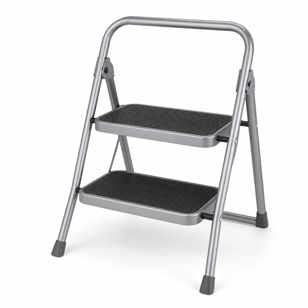 Fixed Foldable Dual Access Step Stool