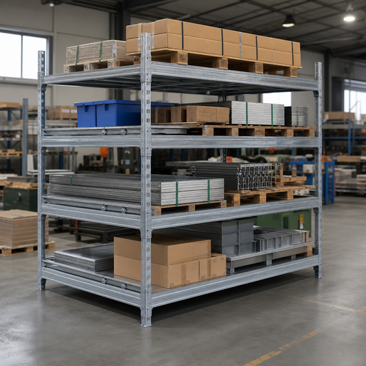 Fixed Post Stackable Steel Pallet 2085mm Wide