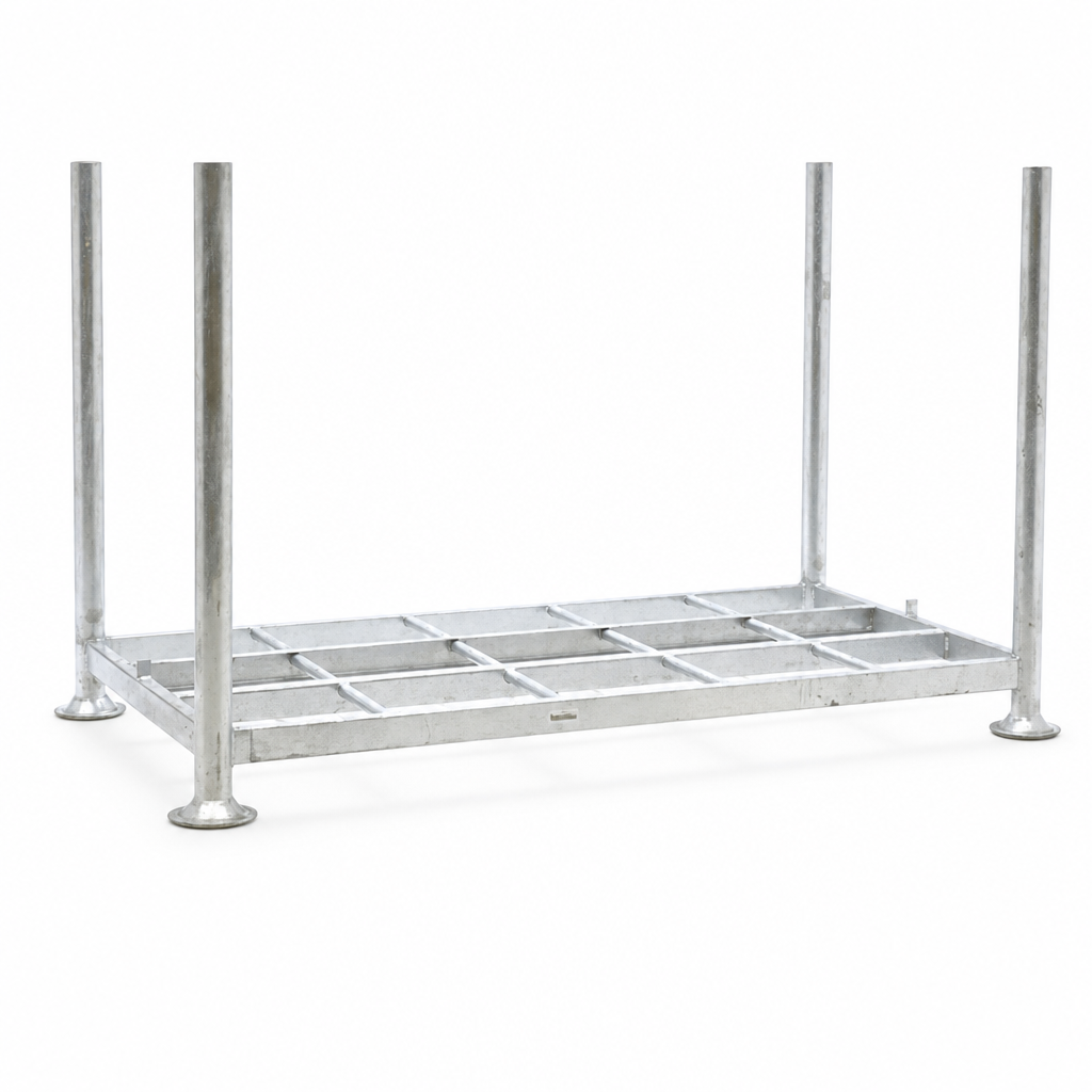 Fixed Post Stackable Steel Pallet 2085mm Wide
