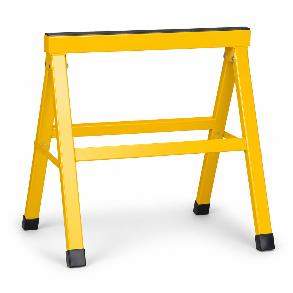 Fixed Yellow Steel Trestle 175kg Capacity