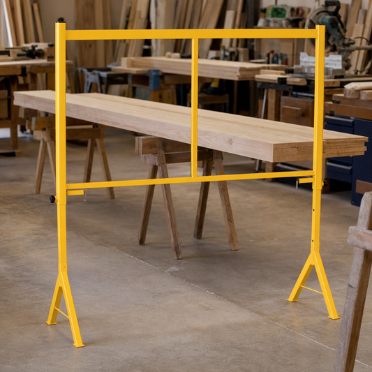 Fixed Yellow Steel Trestle 500kg Capacity
